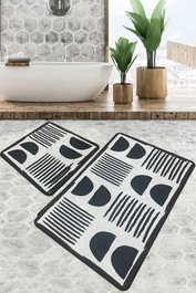 Mijölnir Juego de alfombrillas de baño Nıgra - 25 Multicolor